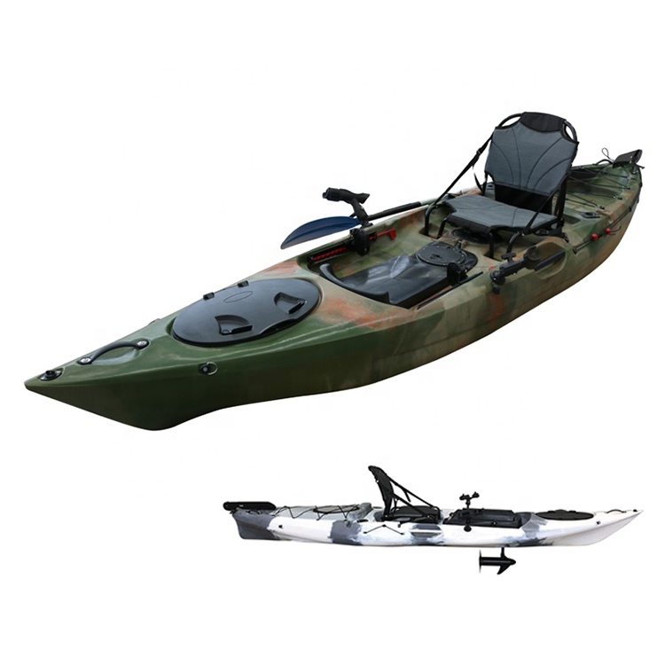 Fishing Kayak Sit In - 12,46' Kajak Sit On Top Angelmotor