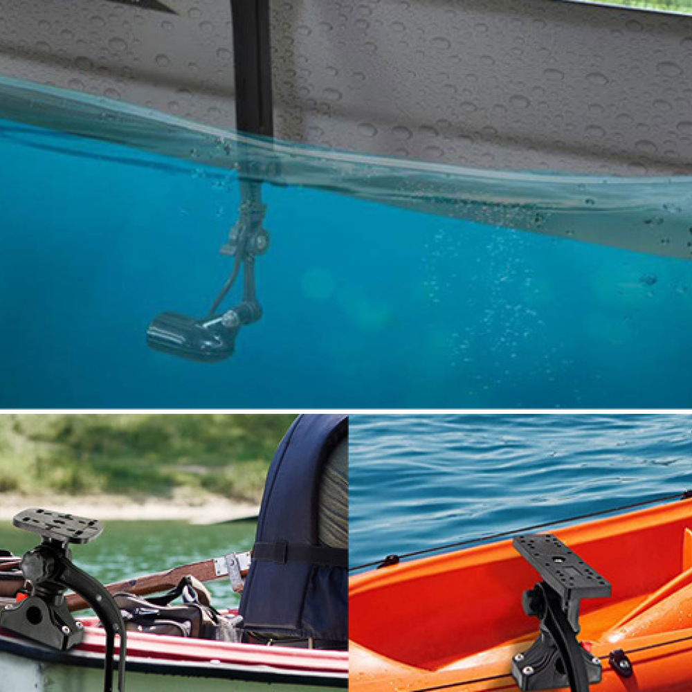 Fishing Kayak Fish Finder Mount - Fischfinder-Halterung für Angelboote, drehbare Sonarhalterung, verstellbarer