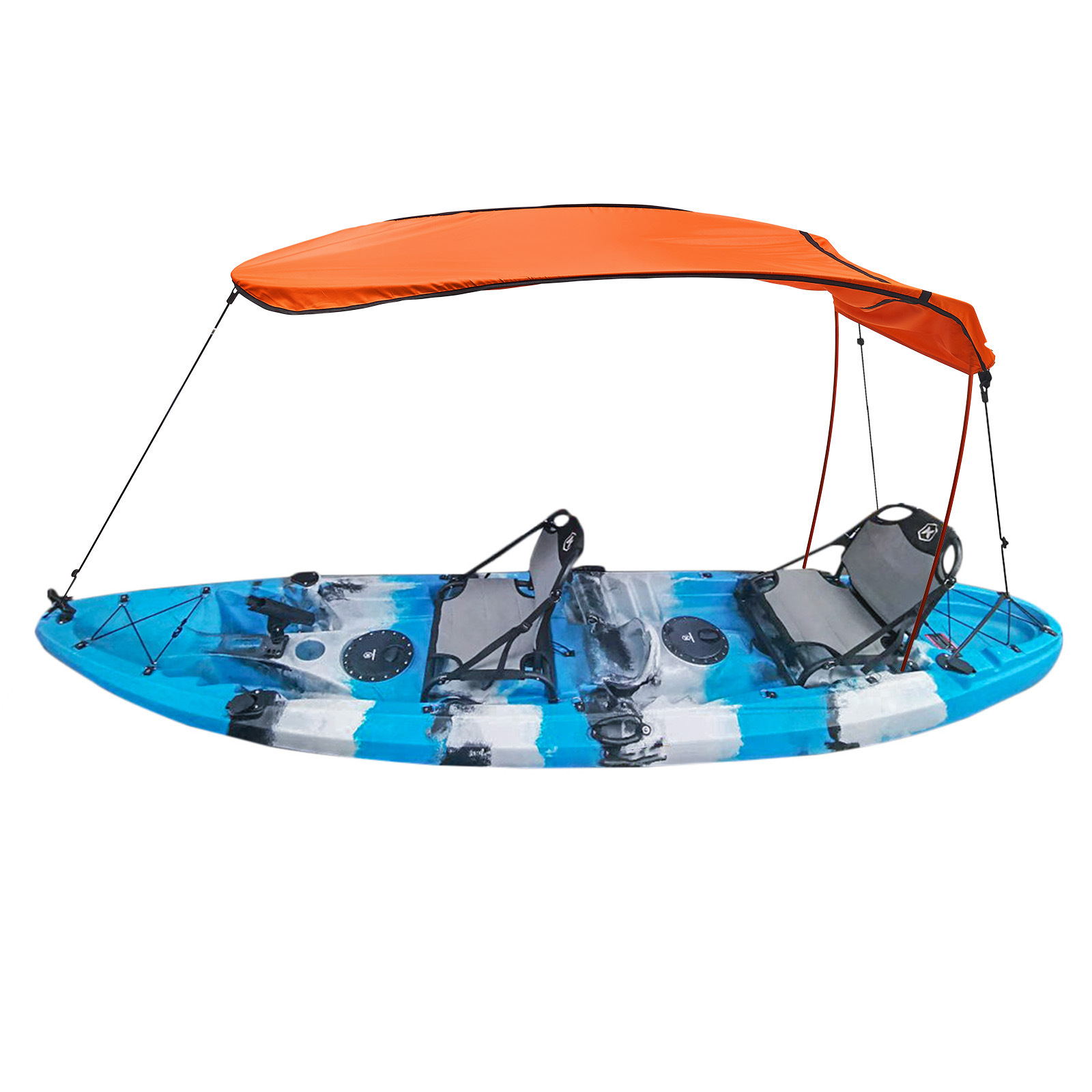 Fishing Kayak Inflatable - Marine-Sonnenschutz, Schlauchboot, Gummiboot, Angelkajak, Sonnenschutz, Kajak,