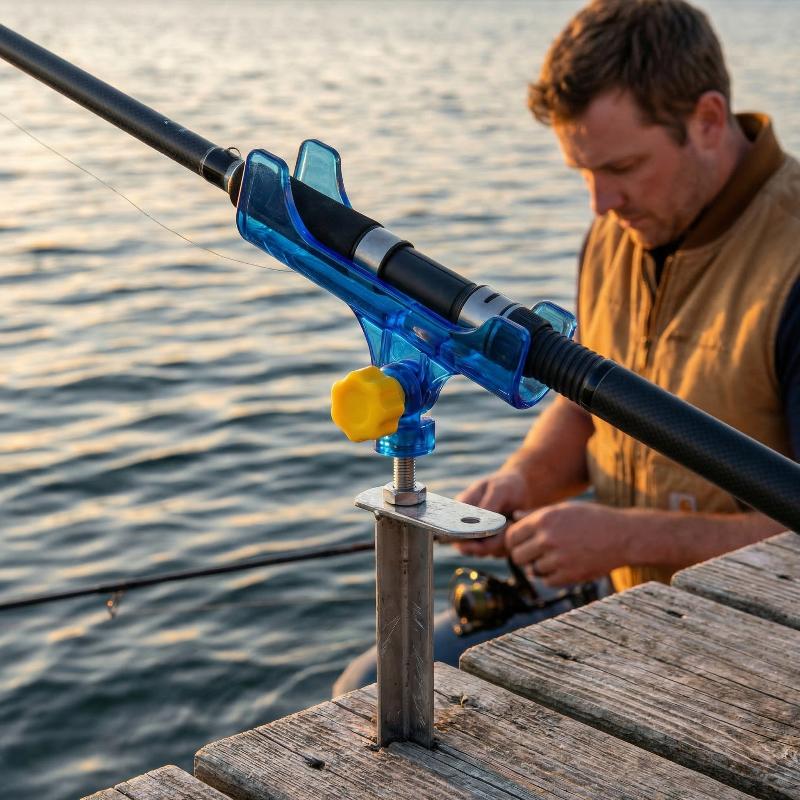 Fishing Kayak Rod Holder - Angelrutenhalter, 360° verstellbar, für Kajak, Boot,