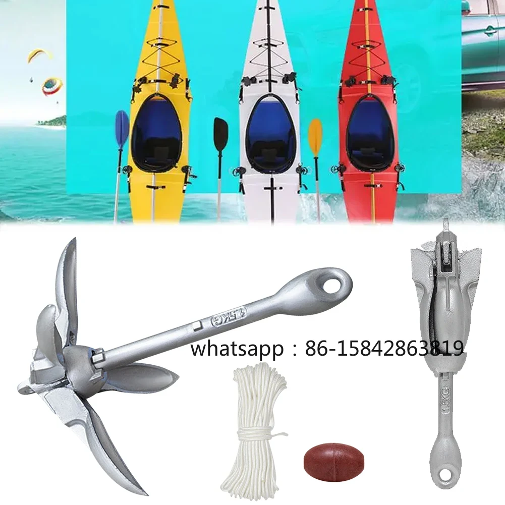 0,7KG 1,5KG Edelstahl Klappank – Fishing Kayak Anchor Bewertung und Preis