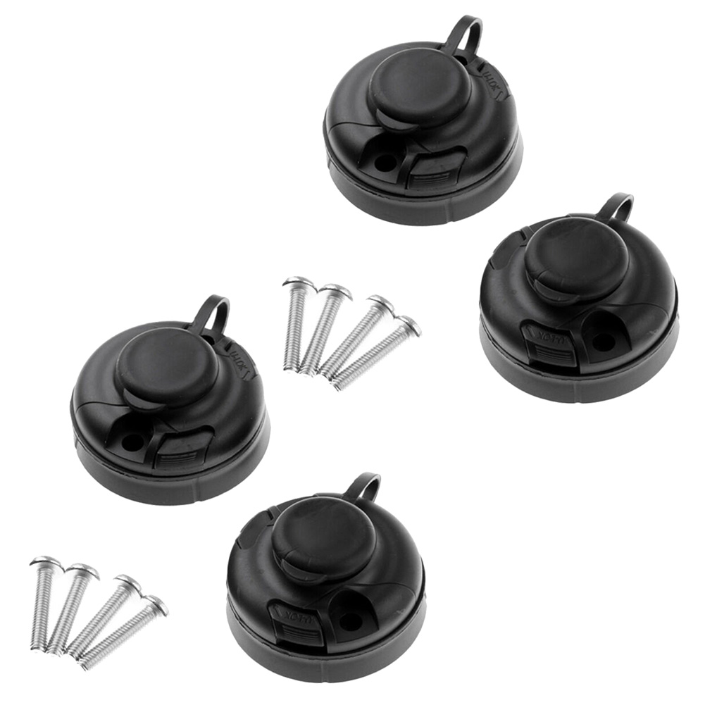 4 Stück schwarze ABS-Angelrute – Fishing Kayak Rod Holder Bewertung und Preis