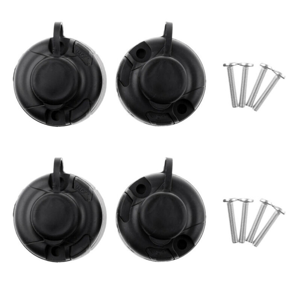 4 Stück schwarze ABS-Angelrute – Fishing Kayak Rod Holder Bewertung und Preis