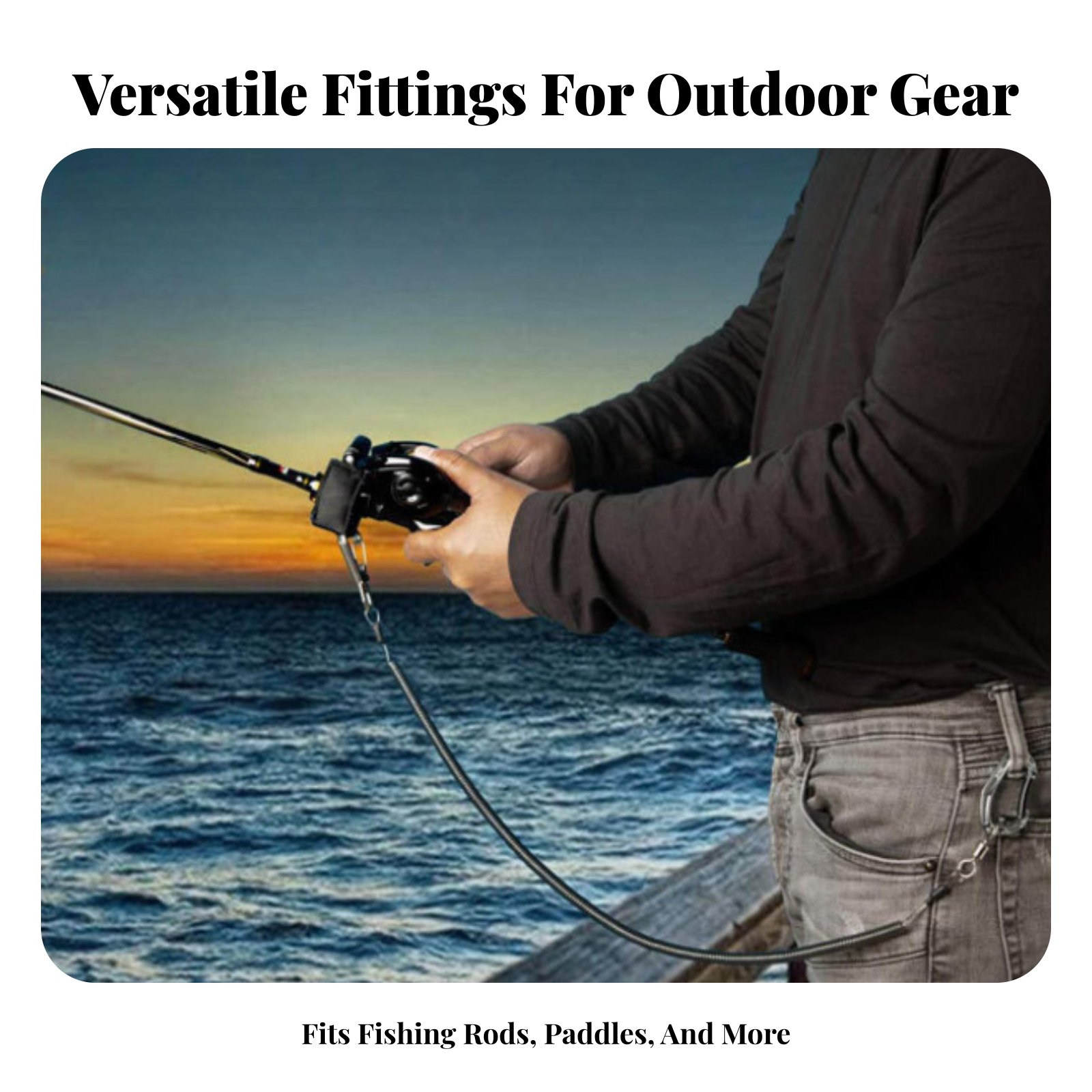 Einziehbare Rutenleine Verstel – Fishing Kayak Paddle Leash Bewertung und Preis